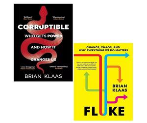 Dr Brian Klaas Collection 2 Books Set Corruptible, Fluke Chance, Chaos Paperback
