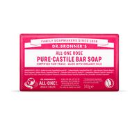 Dr Bronner All-One Rose Pure-Castile Bar Soap 140g