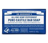 Dr Bronner Org Peppermint Soap Bar 140g