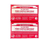Dr Bronner Org Rose Soap Bar 140g - 2 Pack