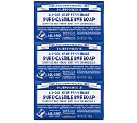 Dr. Bronner’s Pure-Castile Bar Soap - Peppermint 5oz. (Pack of 3)