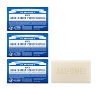 Dr. Bronner’s Pure-Castile Bar Soap - Peppermint 5oz. (Pack of 3)