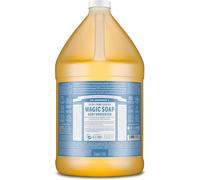 Dr Bronner's 18-in-1 Baby Unscented Pure Castile Liquid Soap, Made with Organic