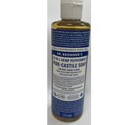 Dr Bronner's 18-in-1 Peppermint Pure-Castile Liquid Soap 237ml - Sealed Free P&P