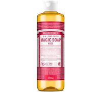 Dr Bronner's - 18-in-1 Rose Pure Castole Liquid Soap, 473ml Recycled Bottle