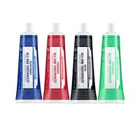 Dr. Bronners - All-One Toothpaste Variety Pack - Peppermint Cinnamon Anise & Spearmint 70% Organic Ingredients Natural & Effective Fluoride-Free