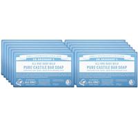 Dr Bronner's - Baby-Unscented Pure-Castile Bar Soap, 12 x 140g