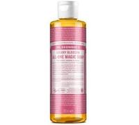Dr Bronner's 18-in-1 Cherry Blossom Pure-Castile Liquid Soap, Made with Organic Oils, 240ml Recycled Bottle- Cream