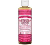 Dr. Bronner's Organic 18-in-1 Hemp Rose Pure-Castile Liquid Soap, 237 ml
