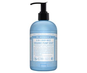 Dr Bronner's Organic Baby-Mild Unscented Hand & Body Shikakai Soap 355ml
