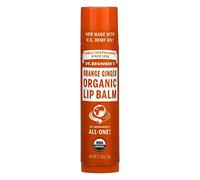 Dr Bronner's Organic Orange Ginger Lip Balm, 1 Pack (1 x 4 g)