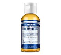 Dr. Bronner's Organic Peppermint Pure-Castile Liquid Soap, 59 ml