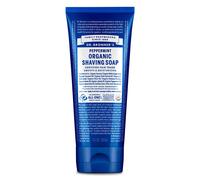 Dr. Bronner's - Organic Shaving Soap (Peppermint, 7 Ounce) - Certified Organic, Sugar and Shikakai Powder, Soothes and Moisturizes for Close Comfortab
