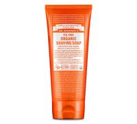 Dr. Bronner's - Organic Shaving Soap (Tea Tree 7 Ounce) - Certified Organic Sugar and Shikakai Powder Soothes and Moisturizes for Close Comfortable