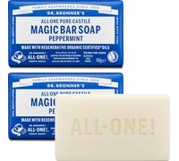 Dr. Bronner's Pure-Castile Bar Soap Peppermint Organic Oils 140 g
