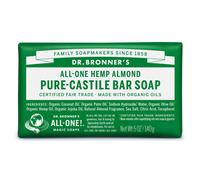 Dr. Bronner's - Pure-Castile Bar Soap (Almond 5 ounce) - Made with Organic Oils For Face Body and Hair Gentle and Moisturizing Biodegradable