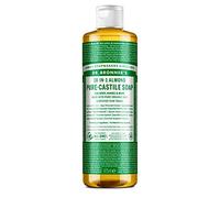 Dr. Bronner's - Pure Castile Liquid Soap Almond 475 ml, Black, 16 Ounce