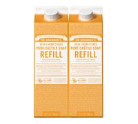 Dr. Bronner's Pure-Castile Liquid Soap Refill Citrus 32oz, Pack of 2