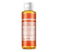 Dr. Bronner's - Pure-Castile Liquid Soap Tea Tree 4 Ounce - Made with Organic Oils 18-in-1 Uses: Acne-Prone Skin Dandruff Laundry Pets and Dishes