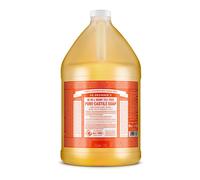 Dr. Bronner's Pure-Castile Magic Soap Liquid (Tea Tree, 1 Gallon) Made with Regenerative Organic Oils, 18-in-1 Uses for Face, Hair, Laundry, Di