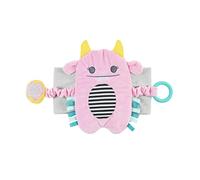 Dr. Brown’s Gripebelt for Colic Relief, Heated Tummy Wrap, Baby Swaddling Belt for Gas Relief, Natural Relief for Upset Stomach in Babies and Toddlers, Pink Monster, 3m+