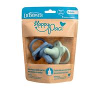 Dr Brown's HappyPaci 100% Silicone Soother, Blue, 2 Pack