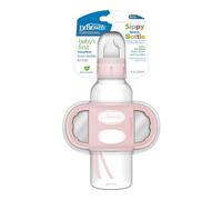 Dr. Brown’s Milestones Narrow Sippy Bottle with Silicone Handles - Pink