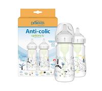 Dr. Brown’s Natural Flow® AntiColic Options+™ WideNeck Baby Bottle, 9oz/270ml...