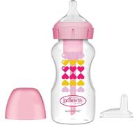 Dr. Brown's 270ml Wide-Neck Transition Bottle - Pink