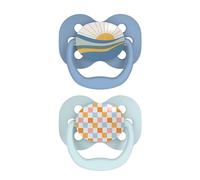 Dr. Brown's Advantage Symmetrical Pacifier with Air Flow - Blue - 2-Pack - 0-6m