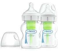 Dr Brown's Natural Flow Options+ Anti-Colic Bottle, Pack of 2, 270ml