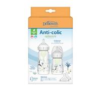 Dr. Brown’s Anti-Colic Options+ Wide-Neck Baby Bottle Sampler Kit