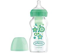 Dr. Brown's Anti Colic Wide Neck 270ml Green Stars Baby Bottle
