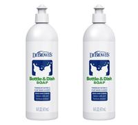Dr. Brown's Bottle & Dish Soap for Baby Bottles and Baby Accessories Plant-Derived Fragrance-Free 16 fl oz 2 Pack