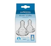 Dr Brown's - Level-2 Narrow Nipple "Options" Nipple 2pc