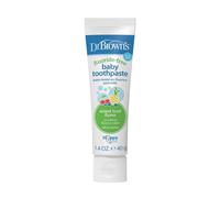 Dr. Brown's Fluoride-Free Baby Toothpaste Infant & Toddler Oral Care Mixed Fruit 1-Pack 1.4oz/40g 0-3 years