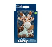 Dr. Brown's Giraffe Lovey with Two One-Piece Silicone Pacifiers, 0-6m