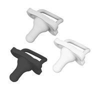 Dr. Brown's HappyPaci 100% Silicone Dummies 0-6m, BPA-Free, Black, Cool Grey, White, Pack of 3