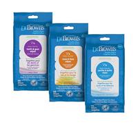 Dr. Brown's Healthy Wipes for Babies and Toddlers 40 Pack of 3