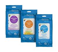 Dr. Brown's Healthy Wipes for Babies and Toddlers 40 Pack of 3