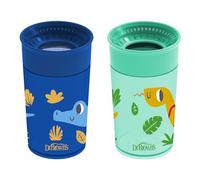 Dr. Brown's Milestones Cheers360 Cup, Blue & Green, 10 oz, 2 PK