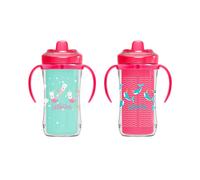 Dr. Brown's Milestones Hard Spout Insulated Sippy Cup with Handles, Pink, 10 oz, 2 Pack, 12m+