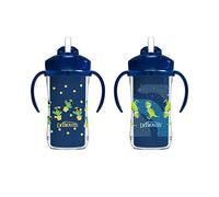 Dr. Brown's Milestones Insulated Straw Cup, Blue, 2 Pack