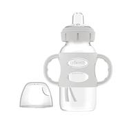 Dr Brown's Milestones Wide-Neck Sippy Bottle Grey