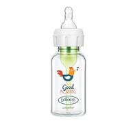 Dr Browns Narrow Neck Options and Feeding Glass Bottle with Rooster Deco, 120 ml