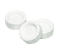 Dr Brown's Natural Flow Storage/Travel Caps, Narrow Neck, 3-Pack White