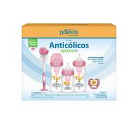 Dr Browns Options + Gift Set Pink in Baby Pink Dr Brown's Baby Pink