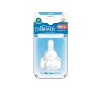 Dr.Brown's Options - Narrow Mouth Teat +0 Meses Transparent