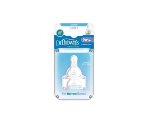 Dr. Brown's Options+ Narrow Neck Level 4 Teats 9+ months Pack of 2