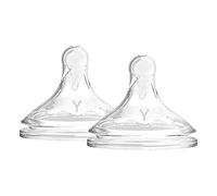 Dr. Brown's Options+, Silicone Y-Cut Teat (for Cereals) Wide Mouth, 9 Months, Transparent